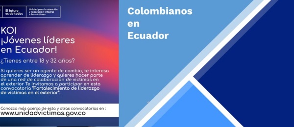 Consulados de Colombia publica información sobre la estrategia KOI Jóvenes Líderes 