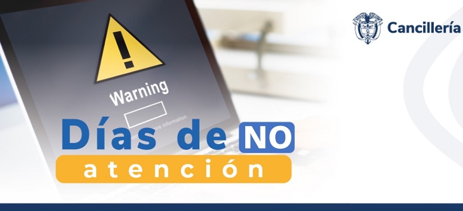 El Consulado de Colombia en Tulcán no tendrá atención al público el 24 de mayo de 2024, con ocasión de la conmemoración de la Batalla de Pichincha