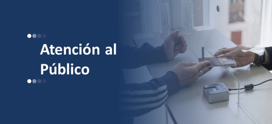 El Consulado en Tulcán no tendrá atención al público los días 1 y 2 de mayo de 2025